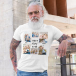 T-shirt Poppy Grand-Père Petits-Enfants Photo Collage<br><div class="desc">Célébrez l'amour de Poppy avec le T-shirt "Poppy Grand-Père Photo Collage". Ce tee-shirt personnalisé présente un collage de photos chères capturant des moments spéciaux avec ses petits-enfants. Conçu en tissu doux et durable, il offre confort et style. Le design personnalisé et l'impression dynamique en font un cadeau réfléchi pour Poppy...</div>