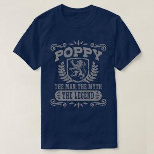 T-shirt Poppy L'Homme Le Mythe La Légende