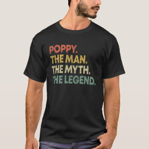 T-shirt Poppy L'Homme Le Mythe La Légende