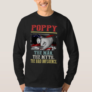 T-shirt Poppy L'Homme Mythe Mauvaise Influence Vintage Amé