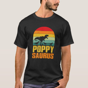 T-shirt Poppysaurus Rex Dinosaur Poppy Saurus Famille