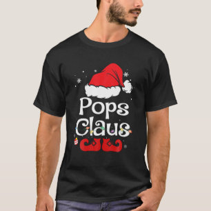 T-shirt Pops Claus Pajama de Noël Famille Correspondant No