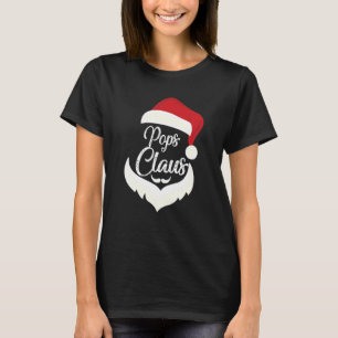 T-shirt Pops Claus Pyjamas de Noël Père Noël Costume Match