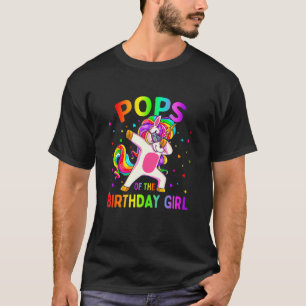 T-shirt Pops de la fille de la fête d'anniversaire Licorne