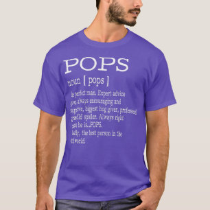 T-shirt Pops Définition grand-père Fête des pères CadeauxH