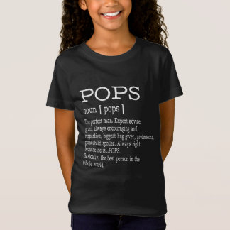 T-Shirt Pops Définition Grandpa Fête des pères Cadeaux - H