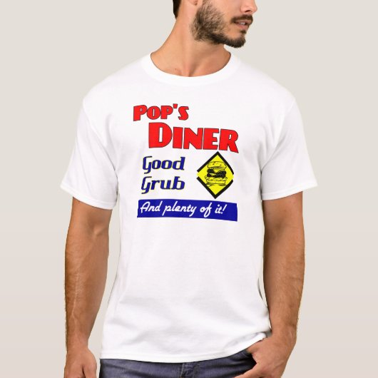T-shirt Pops Diner Kitchen Art (Devant)