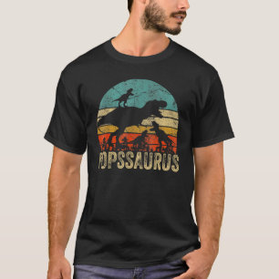 T-shirt Pops Dinosaur Popssaurus 3 Deux Enfants Fils de No