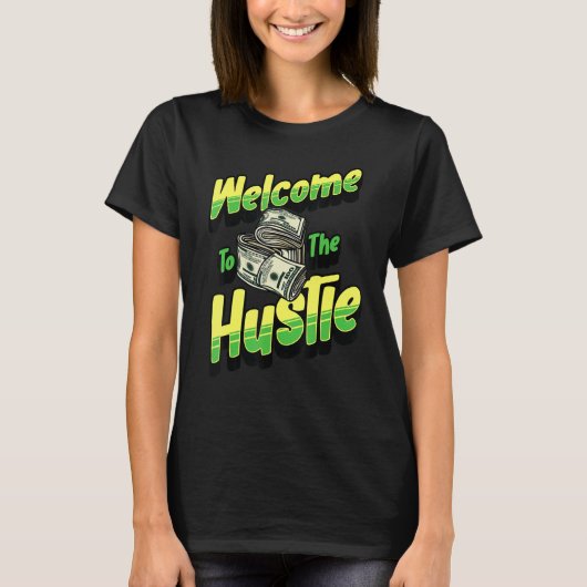 T-shirt Pops Motivation Sockets Argent Budget Encaisse (Devant)
