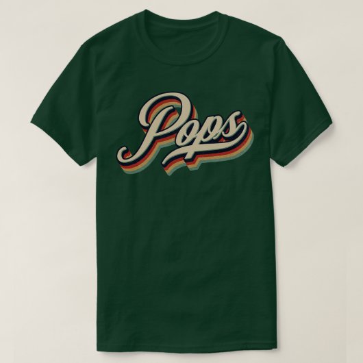 T-shirt Pops Vintage Rétro (Design devant)