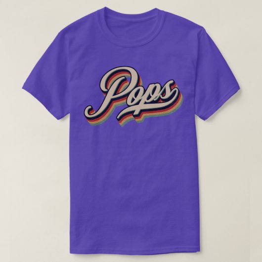 T-shirt Pops Vintage rétro (Design devant)