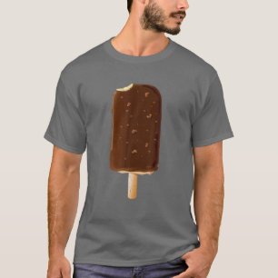 T-shirt Popsicle de crème glacée au chocolat