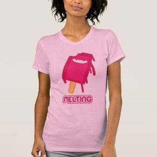 T-shirt Popsicle de fonte Kawaii
