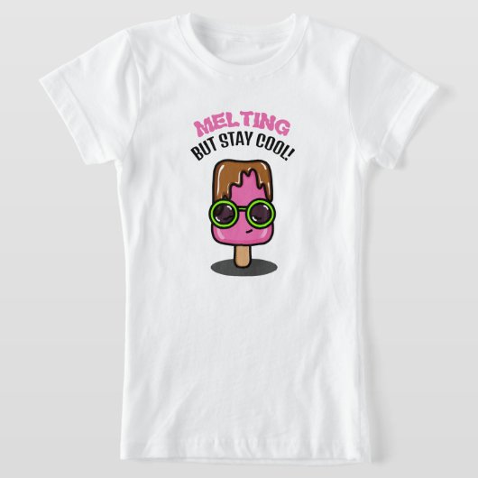 T-shirt Popsicle mignon pour fille (Poser)