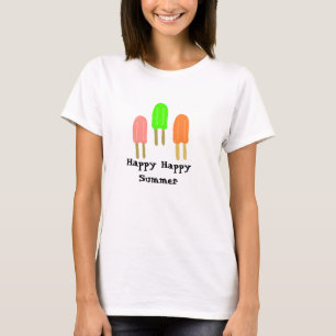 T-shirt Popsicles - Été heureux, heureux