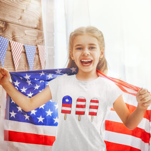 T-shirt Popsicles patriotiques