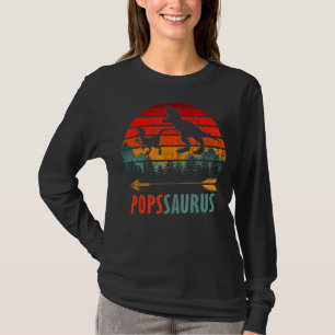 T-shirt Popssaurus T Rex Dinosaur pops Saurus Family Match