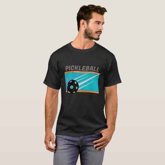 T-shirt Populaire Pickleball Sport Ses & Hers (Devant entier)