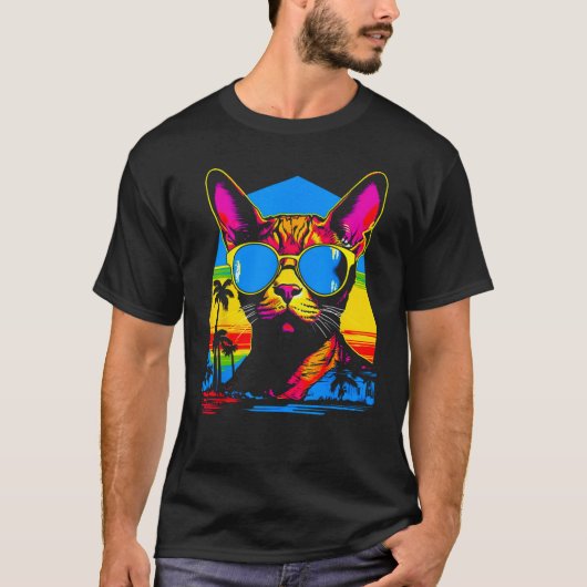 T-shirt Popular Abyssinian Cat (Devant)