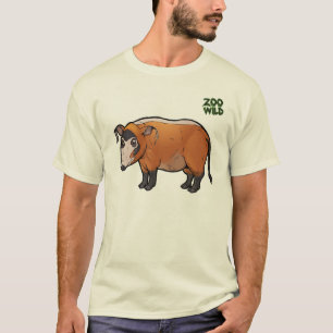 T-shirt Porc de la rivière rouge