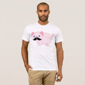 T-shirt Porc de moustache (Devant entier)