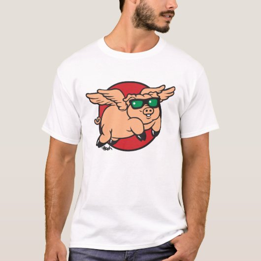 T-SHIRT PORC DE VOL (Devant)