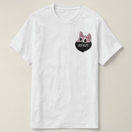 T-shirt porc démasqué (Design devant)
