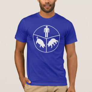T-shirt Porc d'ours d'homme