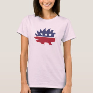 T-shirt Porc-épic libertarien - -