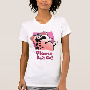T-shirt Porc humoristique drôle de bande dessinée du por