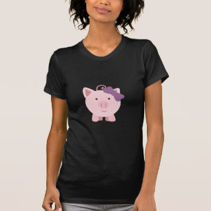 T-shirt Porc mignon de fille