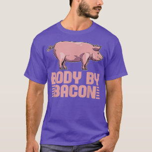 T-shirt Porc Viande Petit-Déjeuner BBQ Bacon - Corps Par B