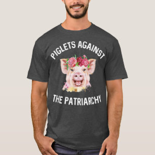 T-shirt Porcelets contre le patriarcat Feminist Pig Body P