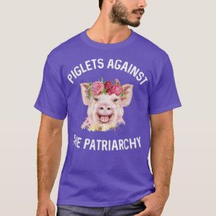 T-shirt Porcelets contre le patriarcat Feminist Pig Body P