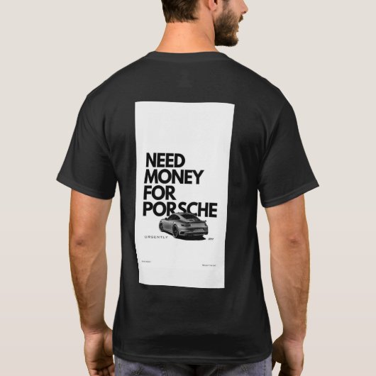 T-shirt porche (Dos)