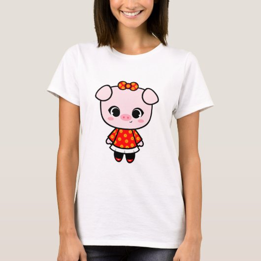 T-shirt Porcin mignon (Devant)