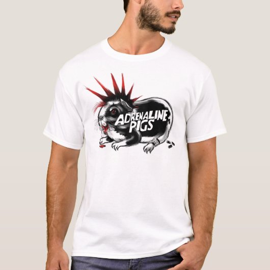 T-shirt Porcs d'adrénaline (Devant)