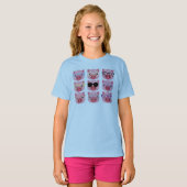 T-shirt Porcs mignons (Devant entier)