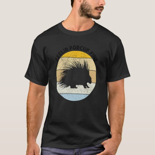 T-shirt Porcupine Hugger Designs for Hedgehog Porcupine Fa (Devant)
