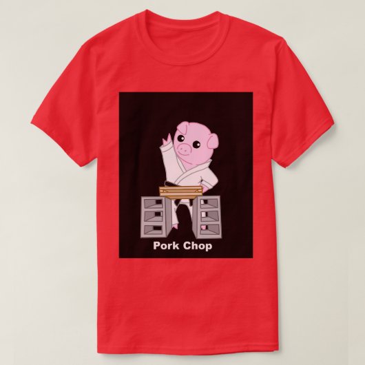 T-shirt Pork Chop Graphic (Design devant)