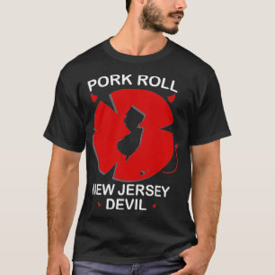 T-shirt Pork Roll New Jersey Devil Breakfast Food Pine Bar