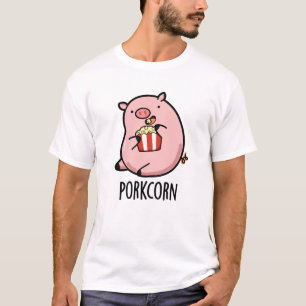 T-shirt Porkcorn Funny Popcorn Pun
