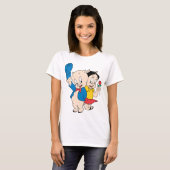 T-shirt Porky Pig and Petunia (Devant entier)