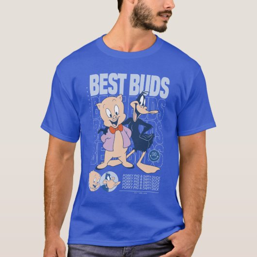 T-shirt Porky Pig & DAFFY DUCK™ Best Buds (Devant)