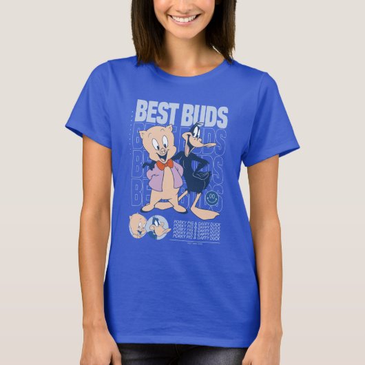 T-shirt Porky Pig & DAFFY DUCK™ Best Buds (Devant)