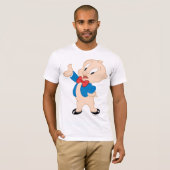 T-shirt Porky Pig | Pose Classique (Devant entier)