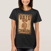 T-shirt Porportrait de Vato Chingón Emiliano Zapata (Devant)
