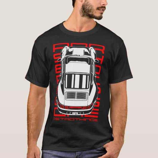 T-shirt Porscha 911 Carrera (Devant)