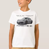 T-shirt Porsche 911 (PERSONALIZED) 992.2 (Devant)