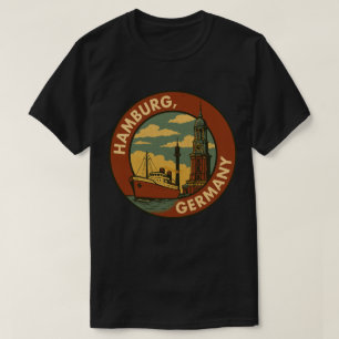 T-shirt Port allemand de Hambourg